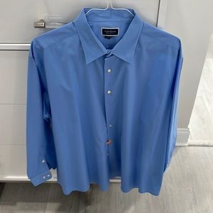 Beautiful blue, regular fit dress shirt